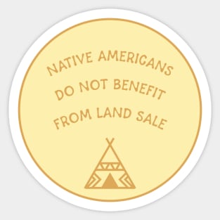 Native Americans - Land Back Sticker